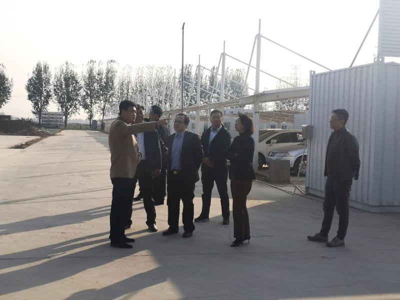 市委常委、組織部部長胡筱芹陪同中汽中心專家到龍港汽車城進行調研